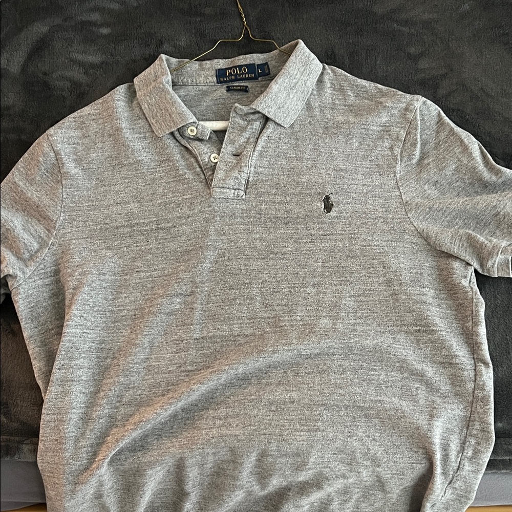 Polo by Ralph Lauren Heather Gray Men's Polo Shirt